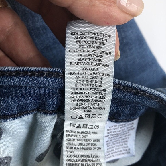 Lucky Brand Brooke Legging Jeans Womens Sz 8/29 Ripped Mid Rise Stretch Denim - Picture 11 of 11